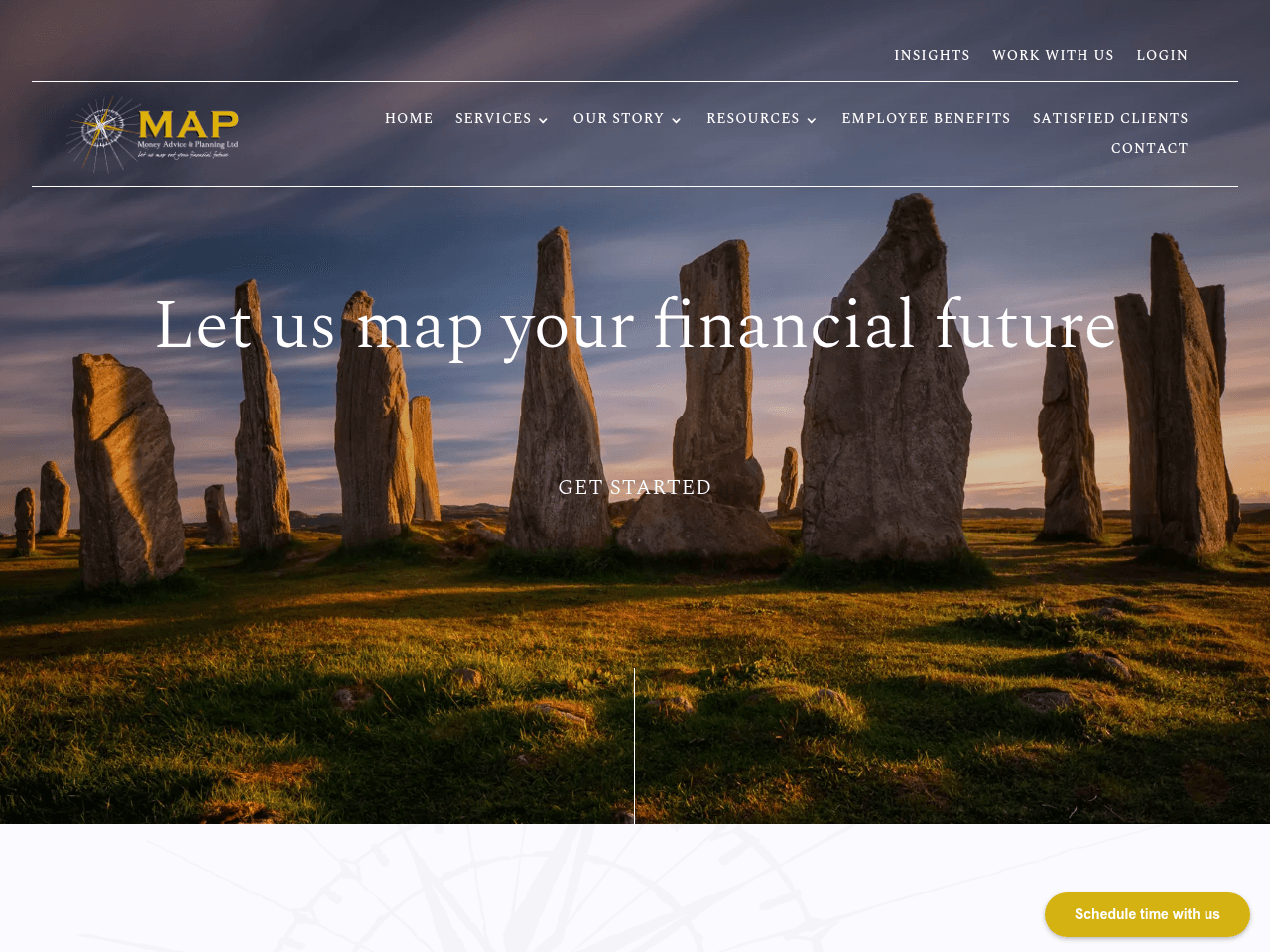 MAP website preview