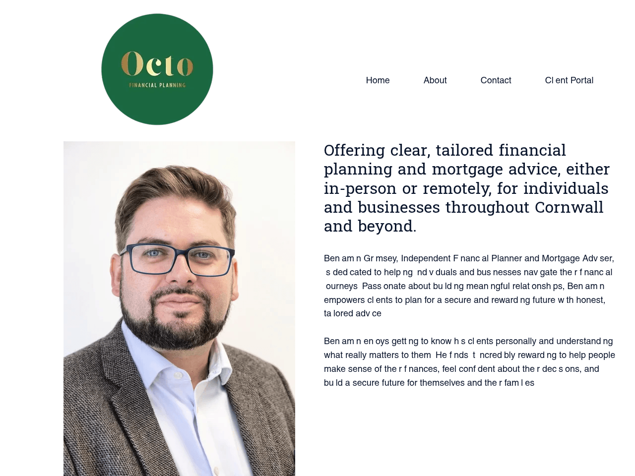 Octo Financial Planning website preview