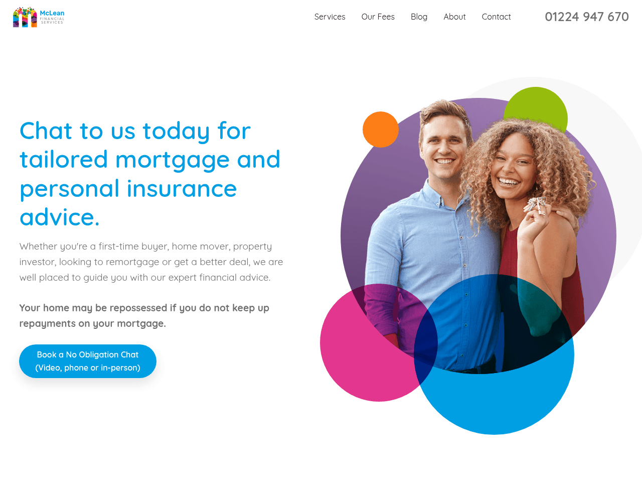 McLean Financial Services website preview