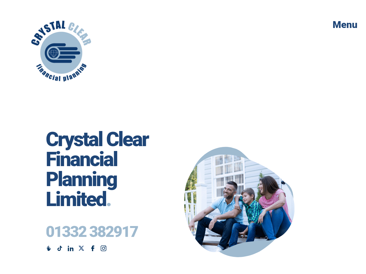 Crystal Clear Financial Planning website preview