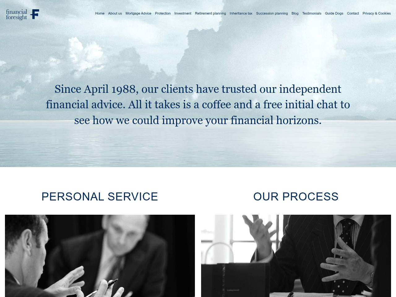 Financial Foresight website preview