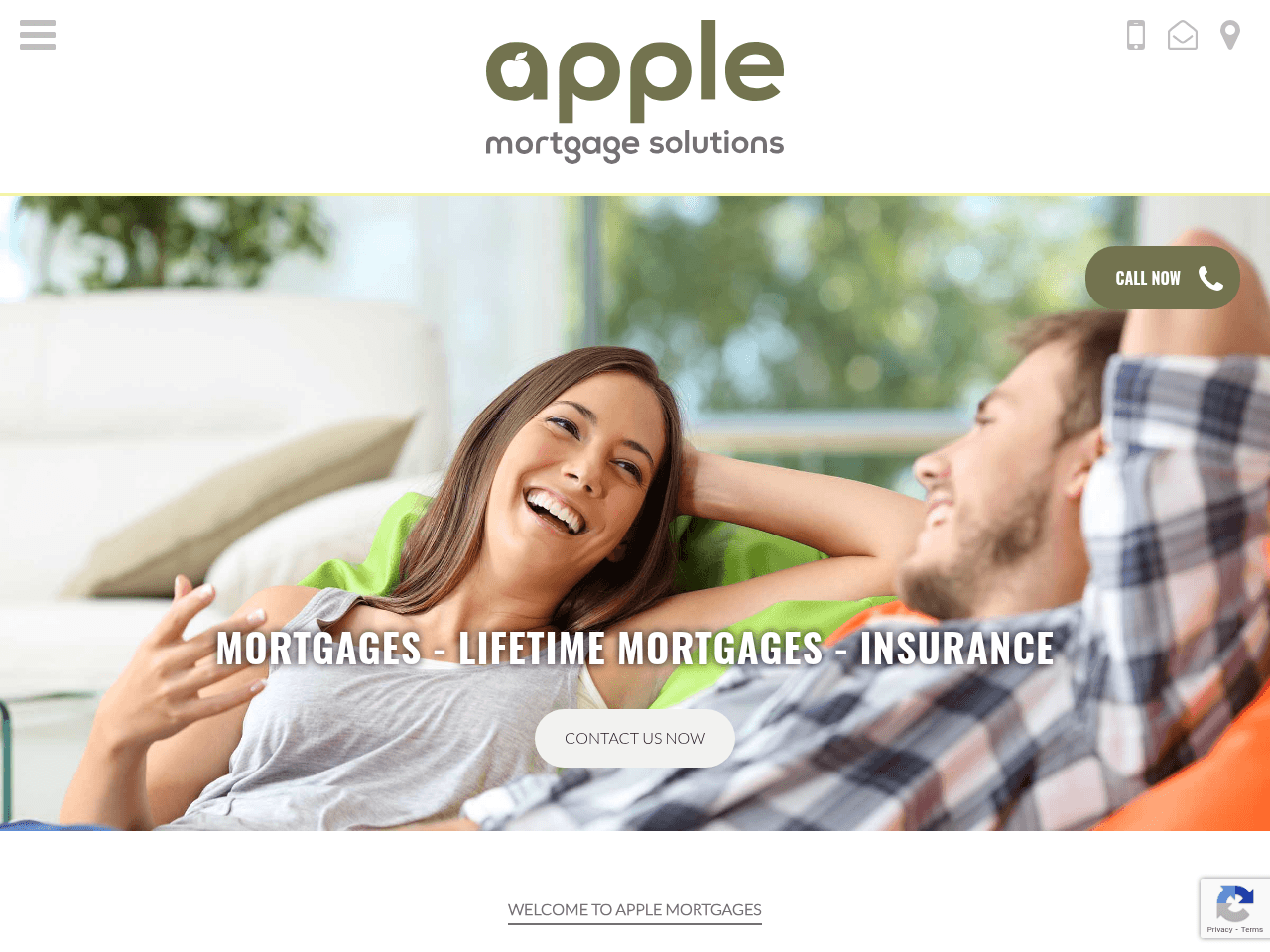 APPLE MORTGAGE SOLUTIONS website preview
