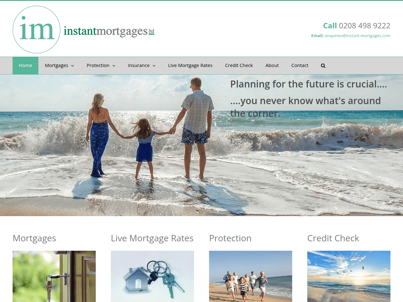 Instant Mortgages website preview