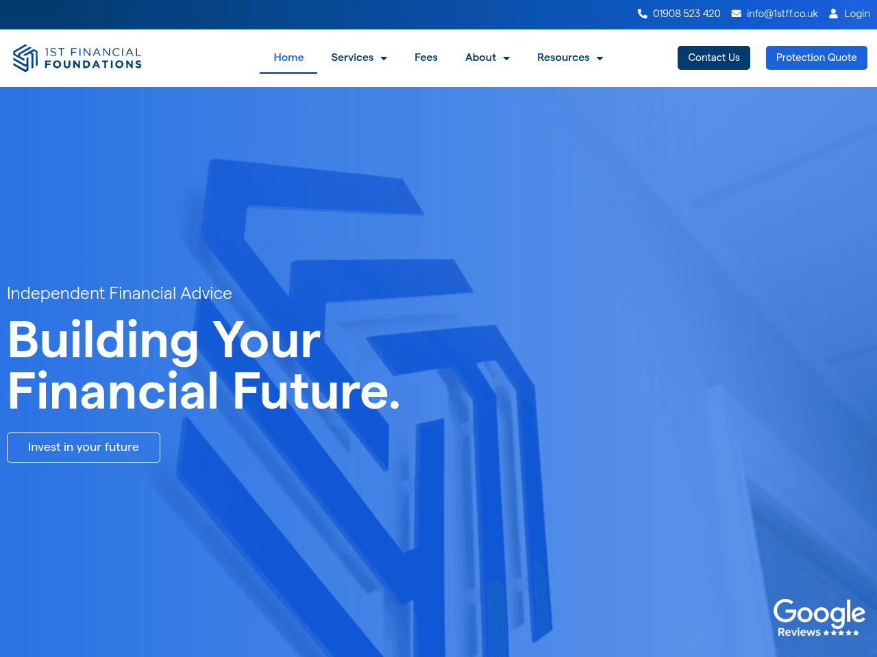 1st Financial Foundations website preview