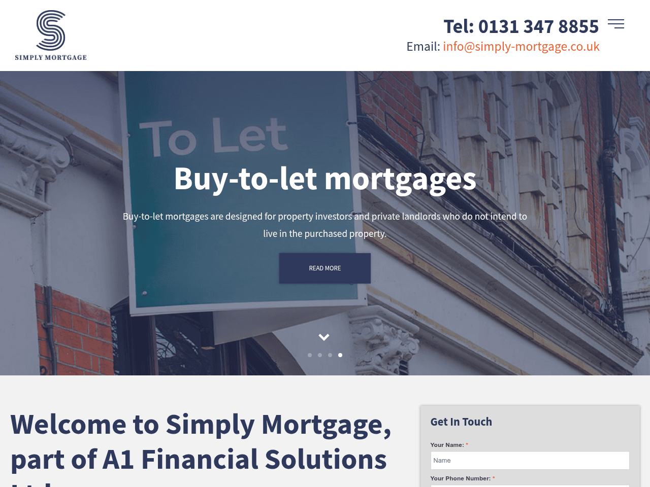 Simply Mortgage website preview