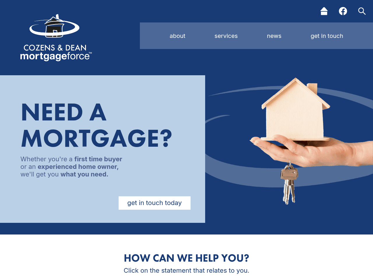 Mortgage Force Cambs website preview