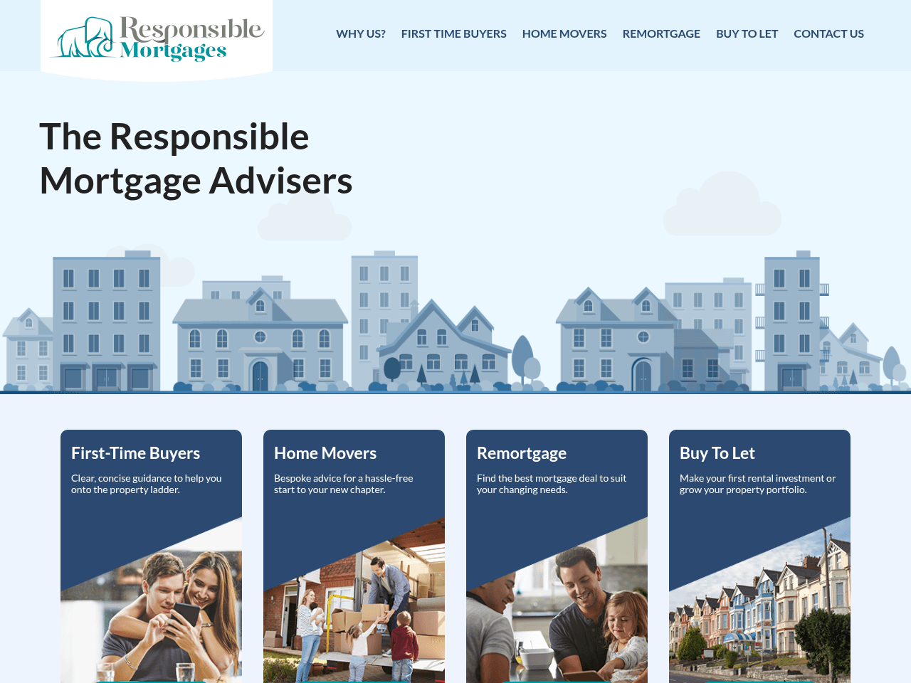 The Responsible Mortgage Advisers website preview