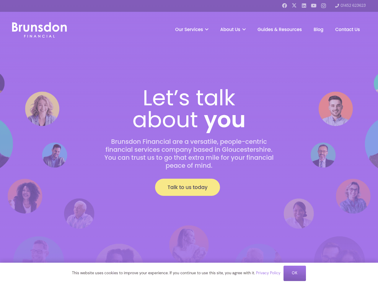 Brunsdon Financial website preview