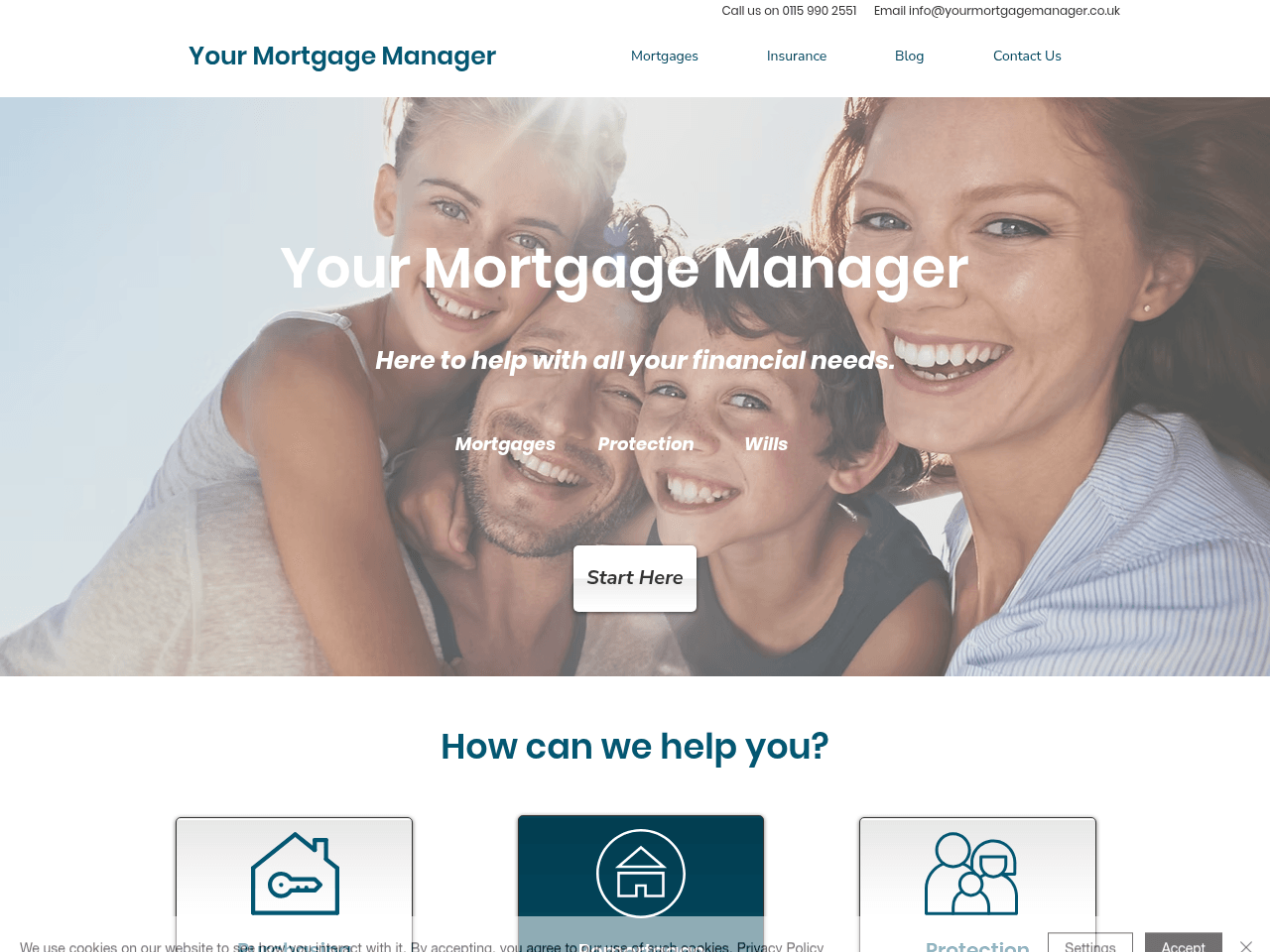 Your Mortgage Manager website preview