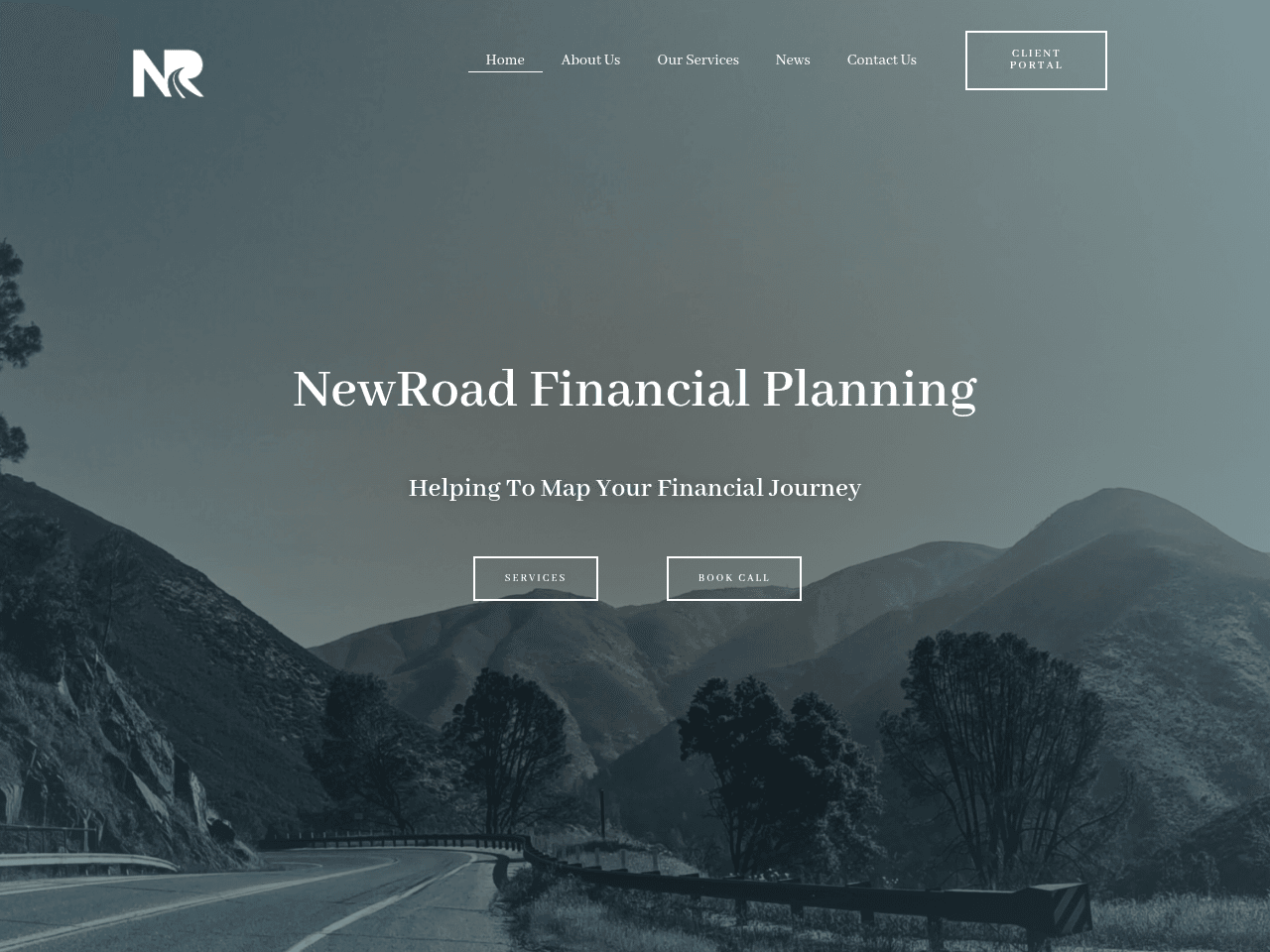 NewRoad Financial Planning website preview