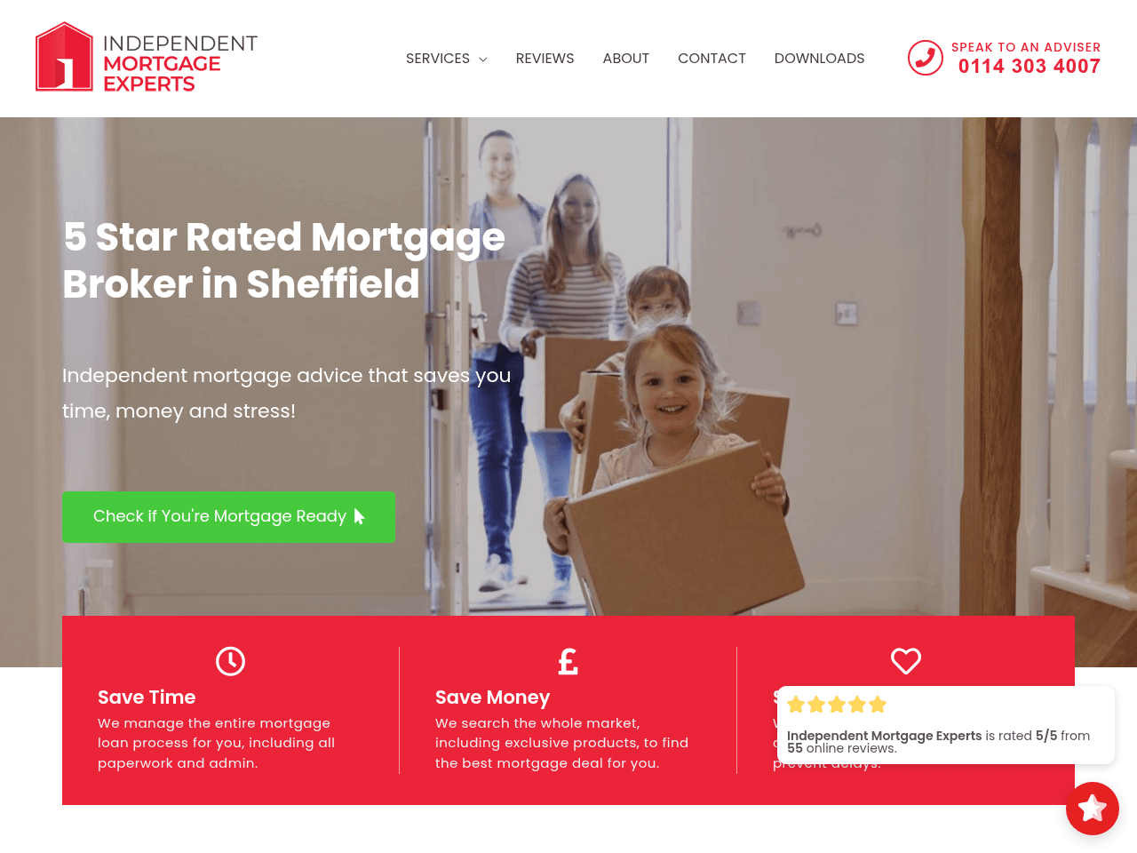 Independent Mortgage Experts website preview