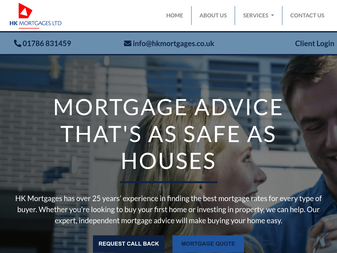 HK Mortgages website preview