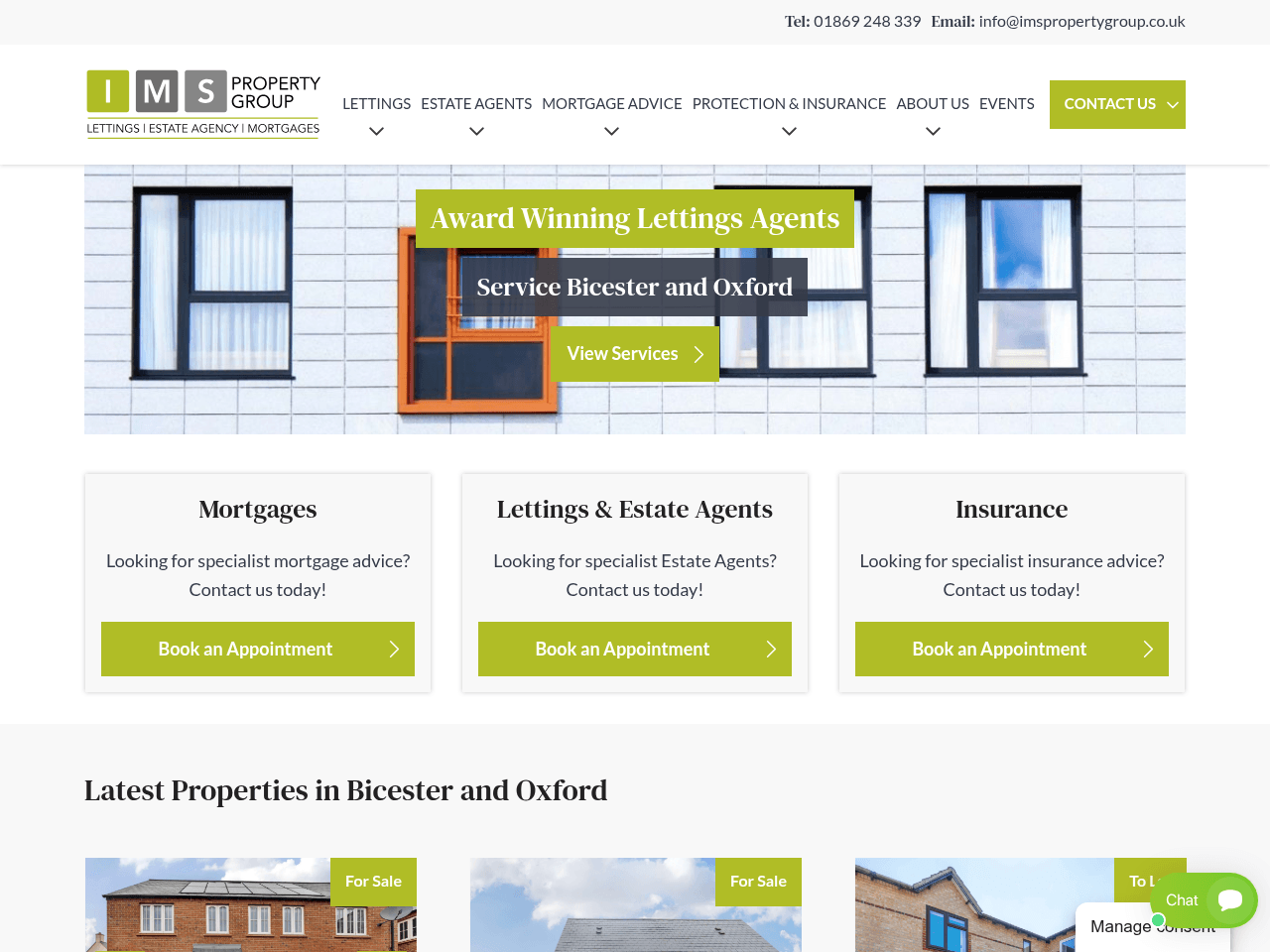 IMS Property Group website preview