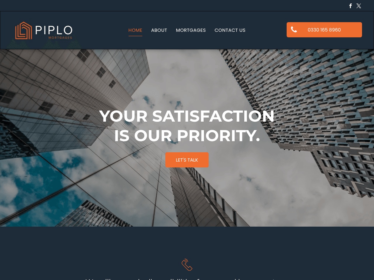 Piplo Mortgages website preview