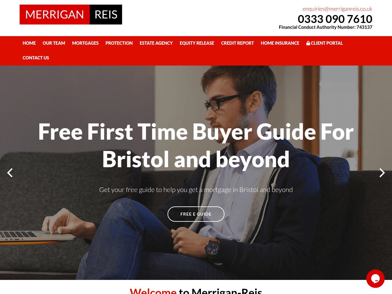 The Merrigan-Reis Partnership website preview