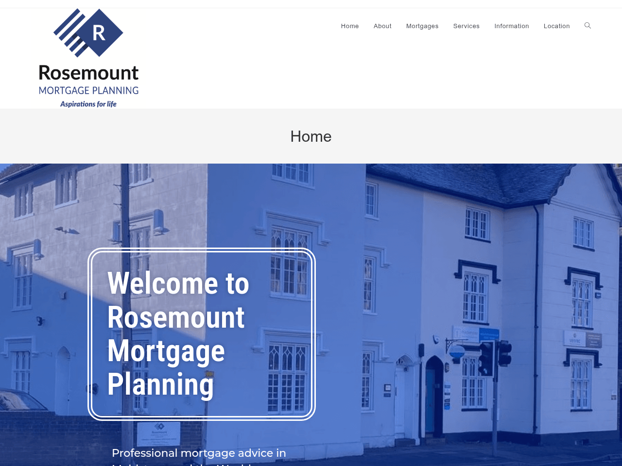 Rosemount Mortgage Planning website preview