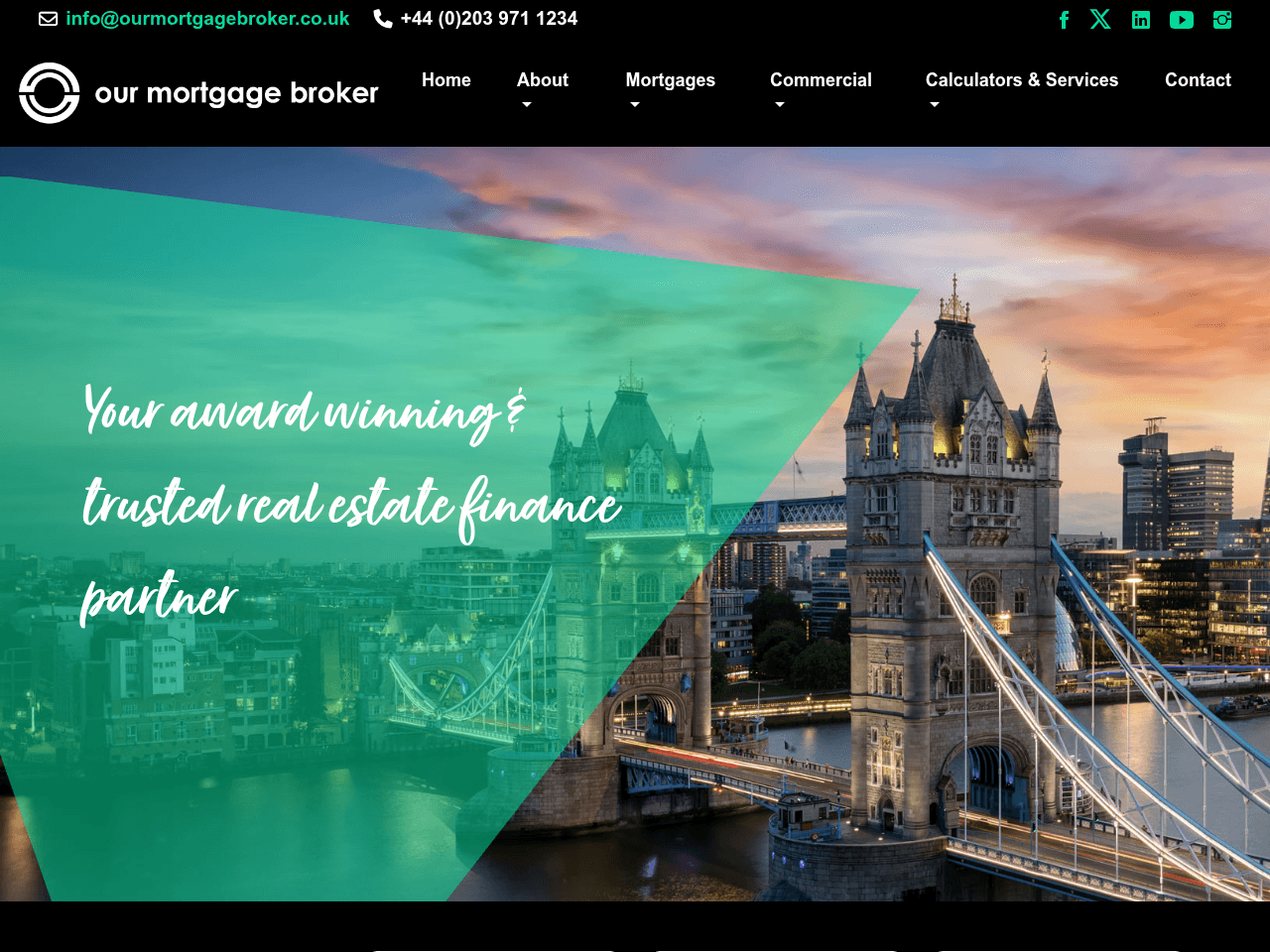 Our Mortgage Broker website preview