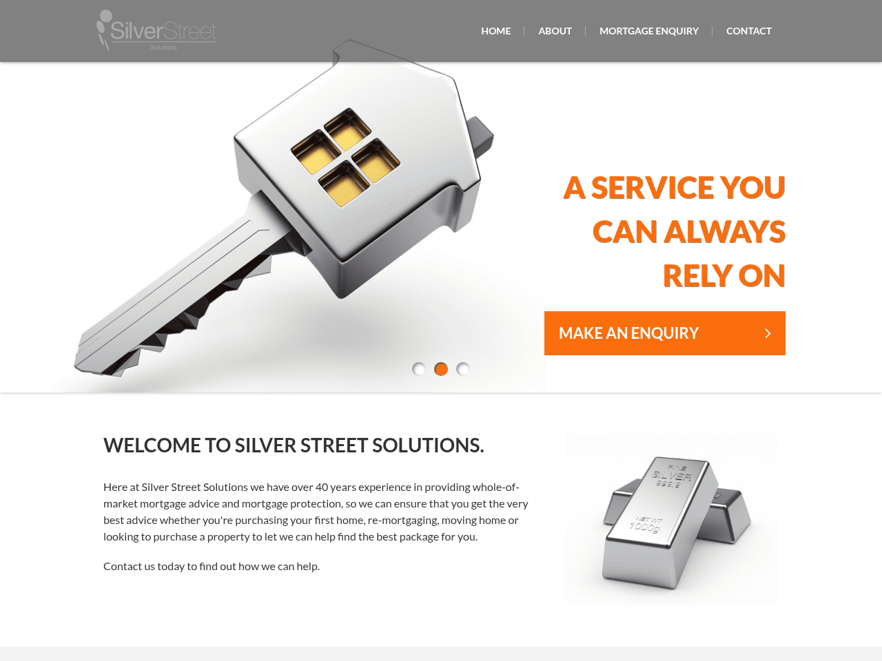 Silver Street Solutions website preview
