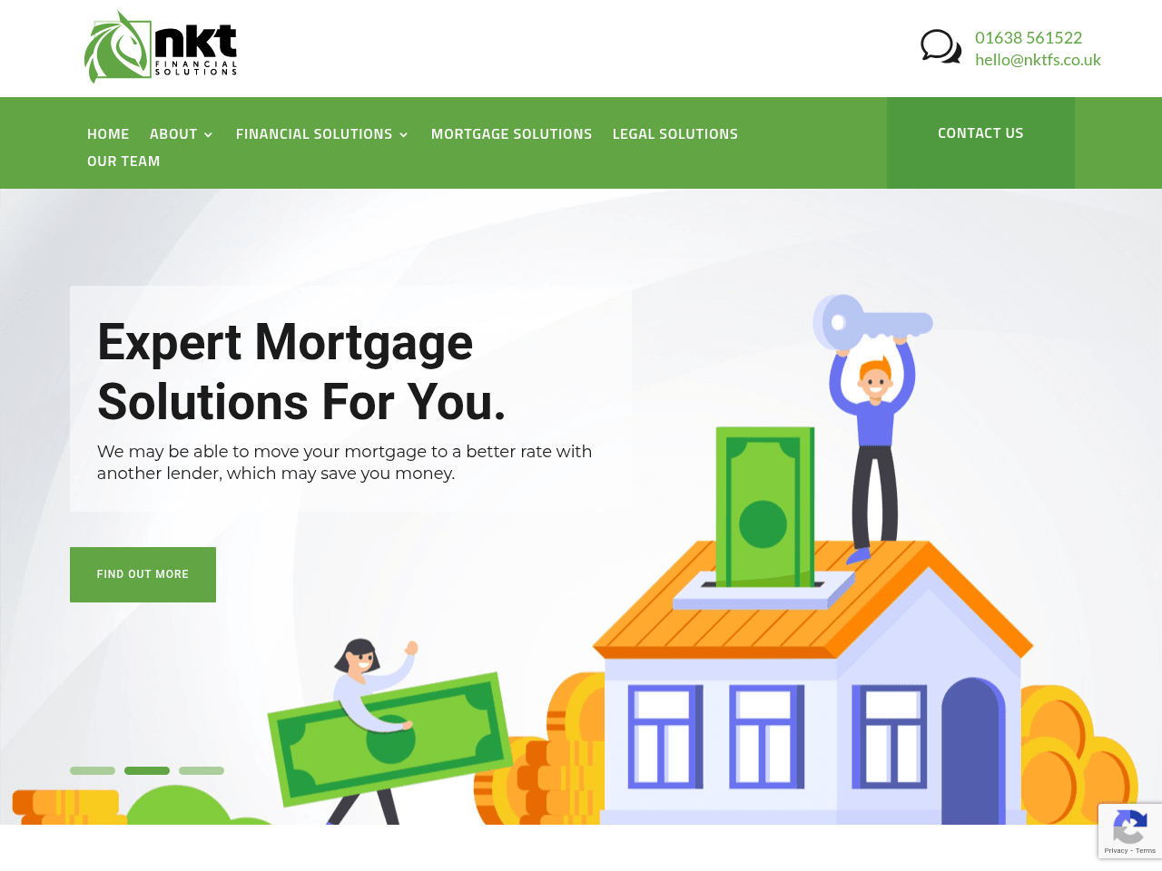 NKT Financial Solutions website preview