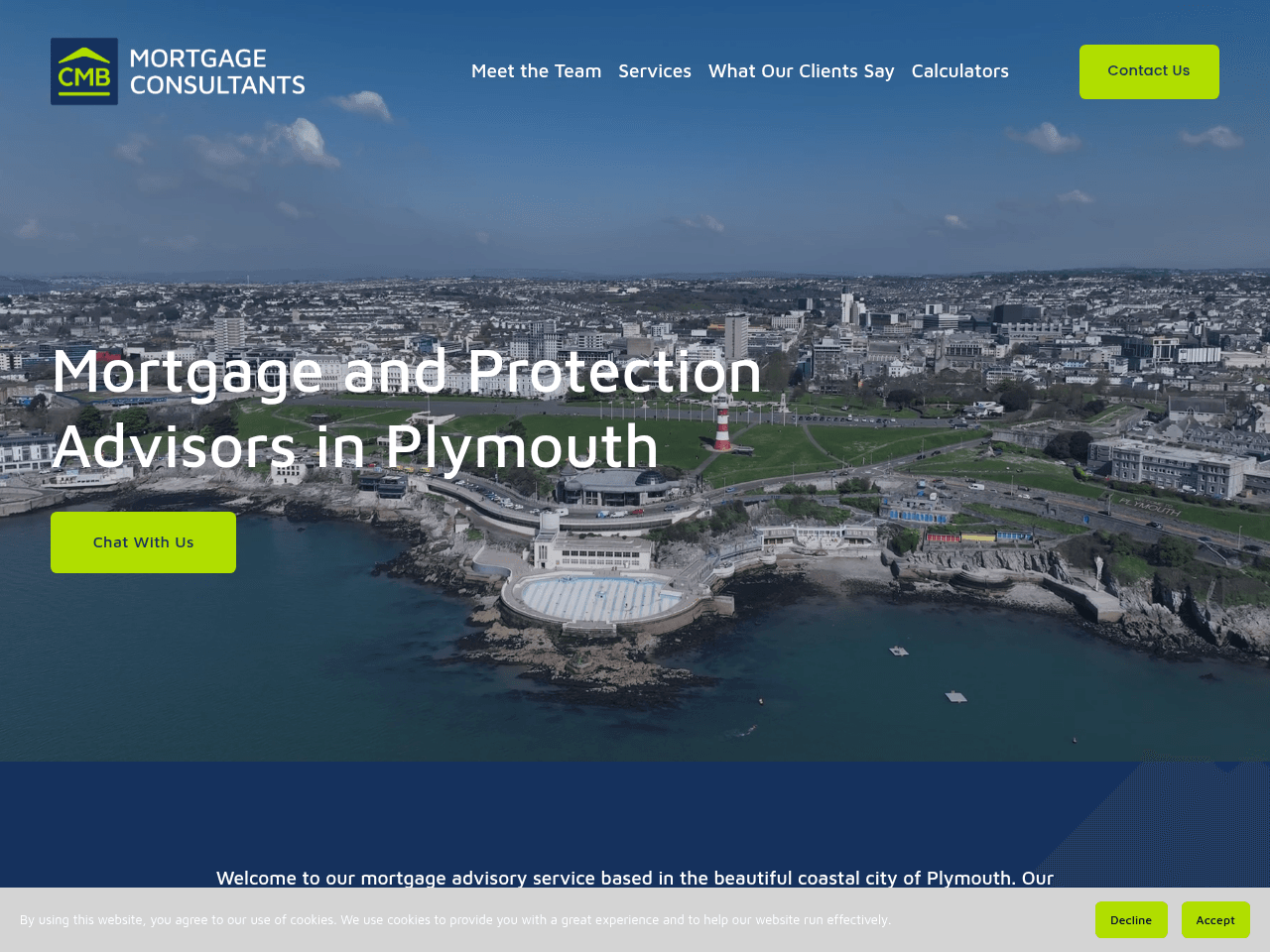 CMB Mortgage Consultants website preview