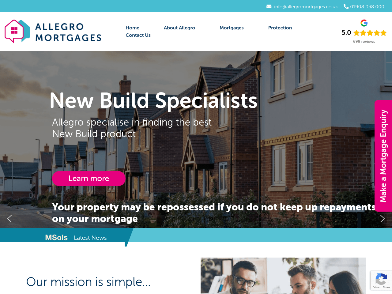 Allegro website preview