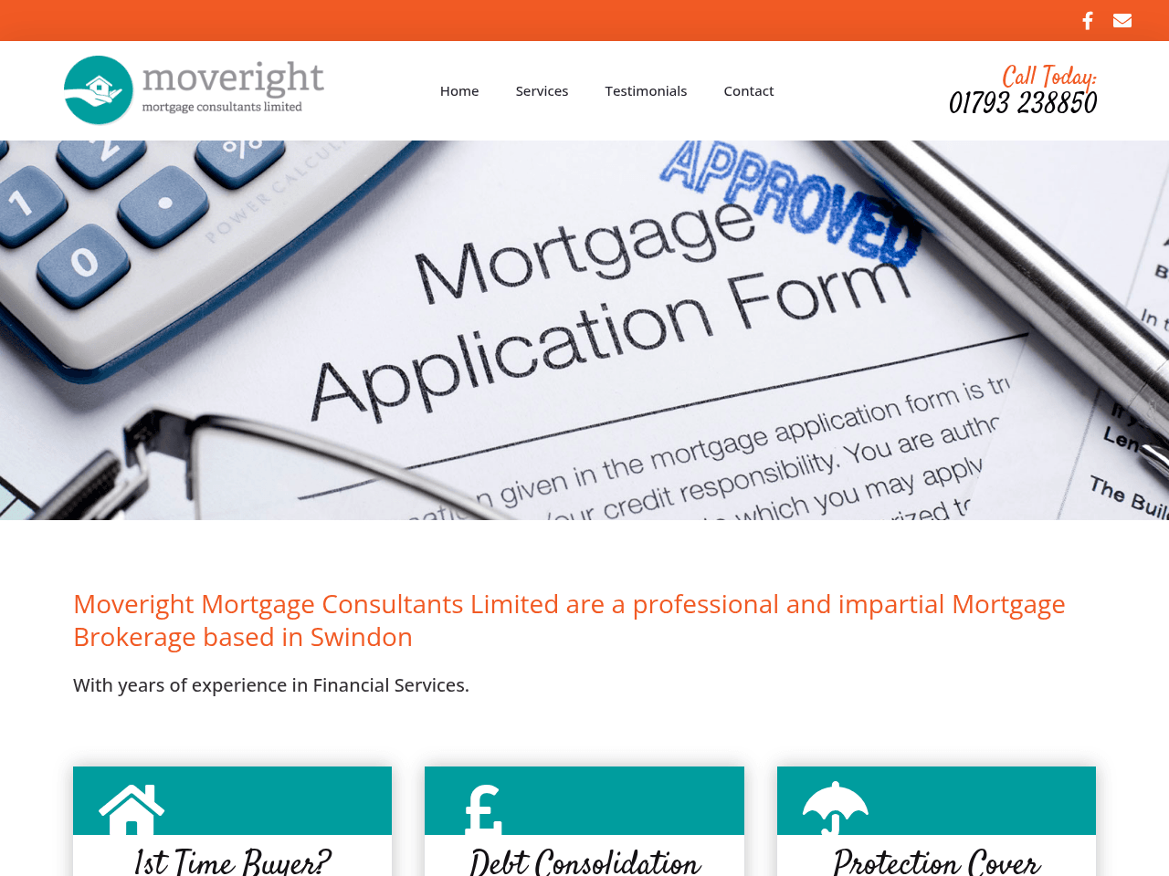 Moveright Mortgage Consultants website preview
