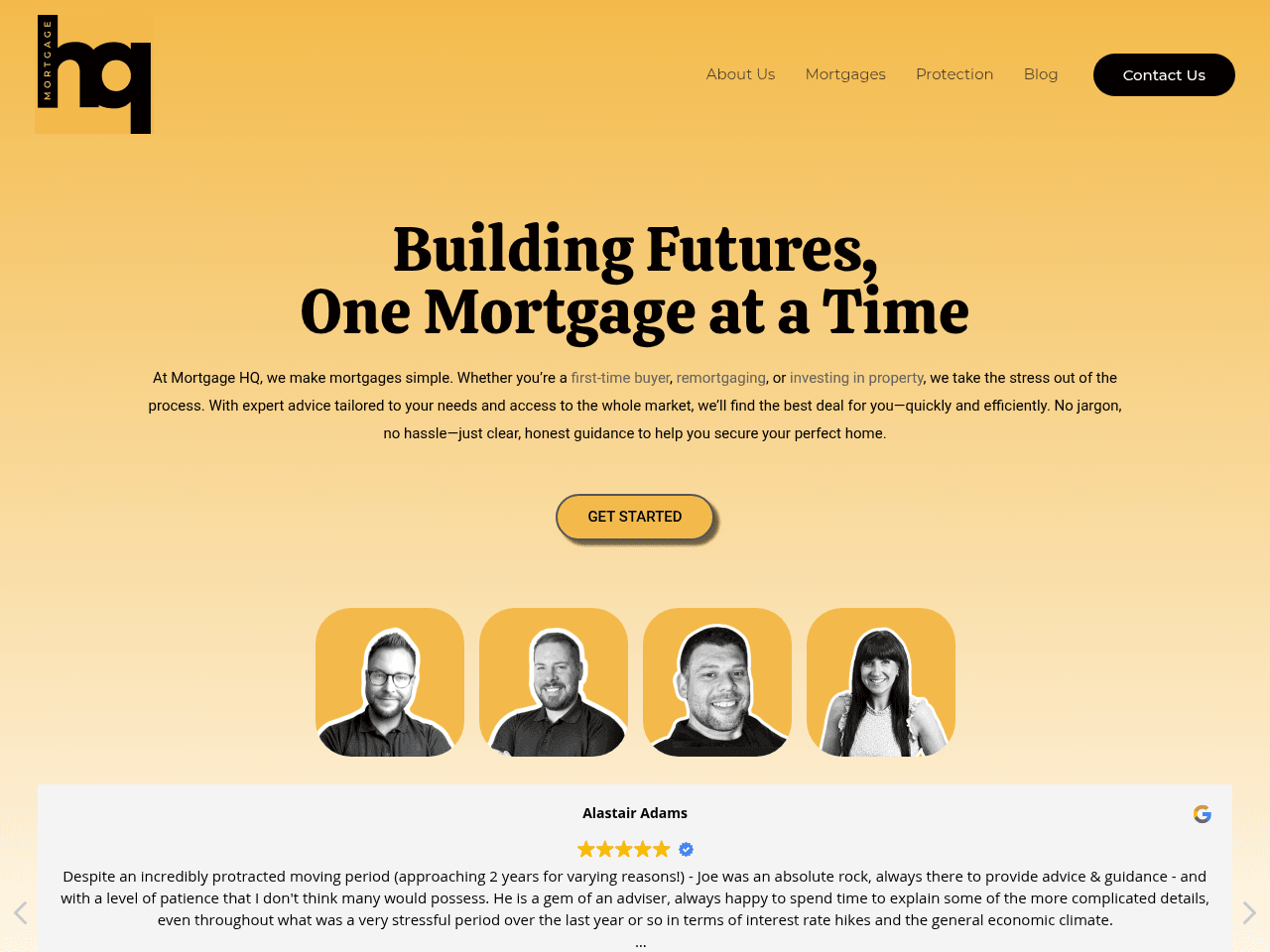 Mortgage HQ website preview