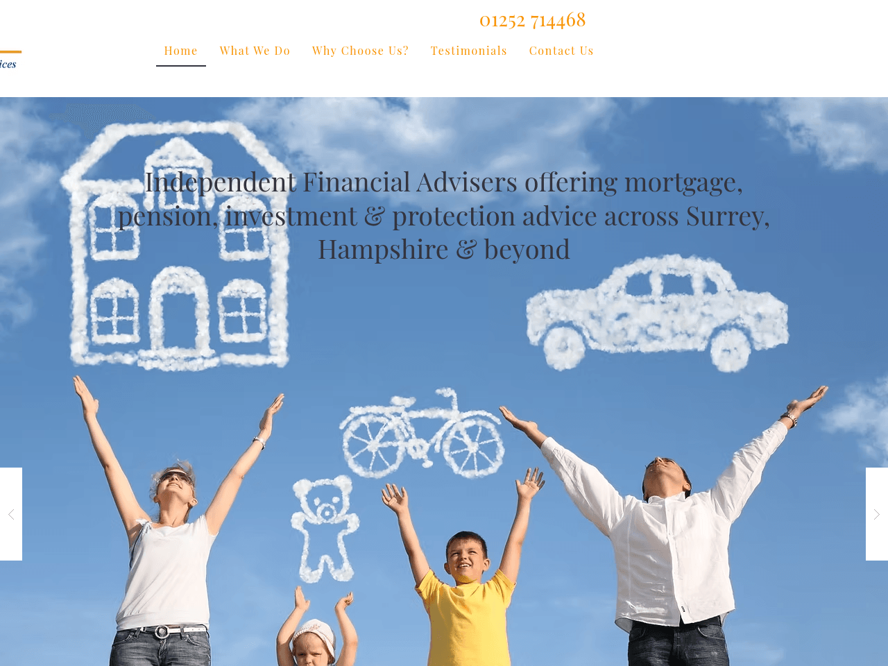 Lloyds Independent Financial Services website preview