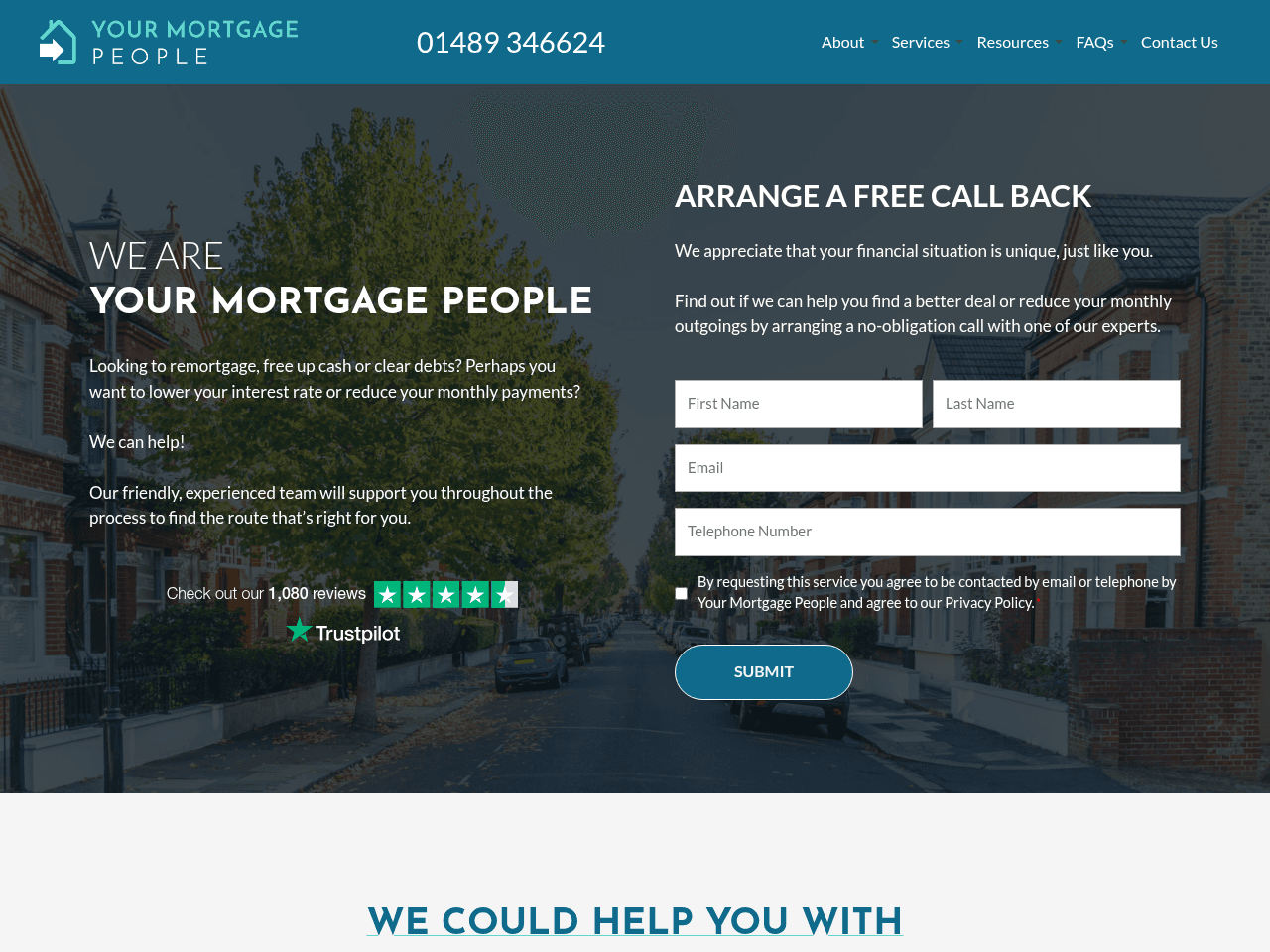 Your Mortgage People website preview