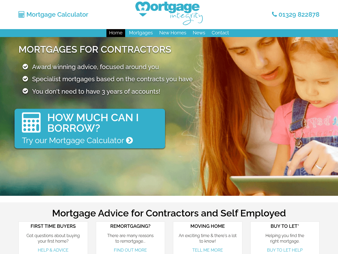 Mortgage Integrity website preview