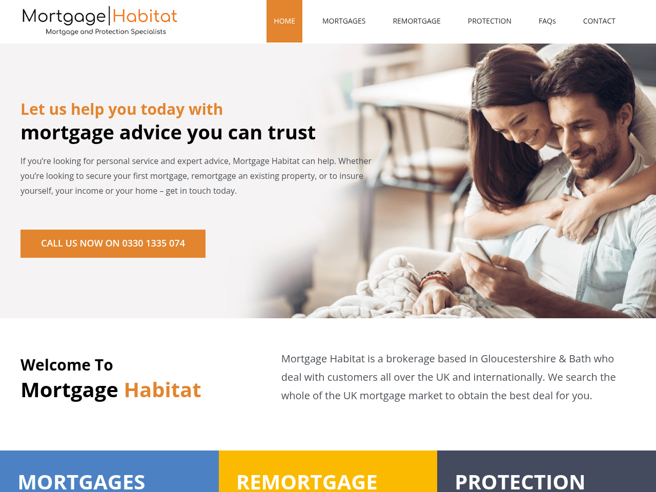 Mortgage Habitat website preview