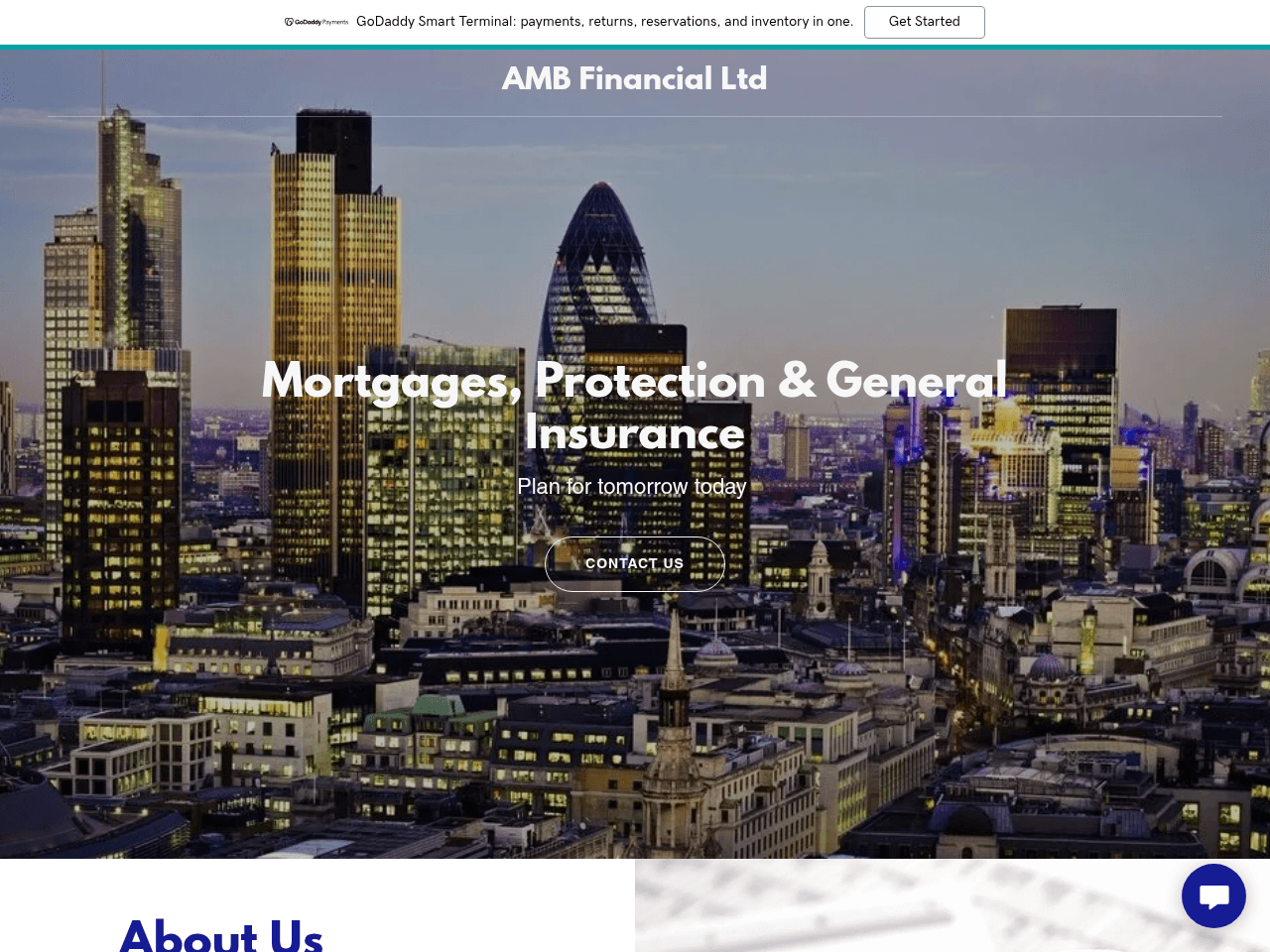 AMB Financial Ltd website preview