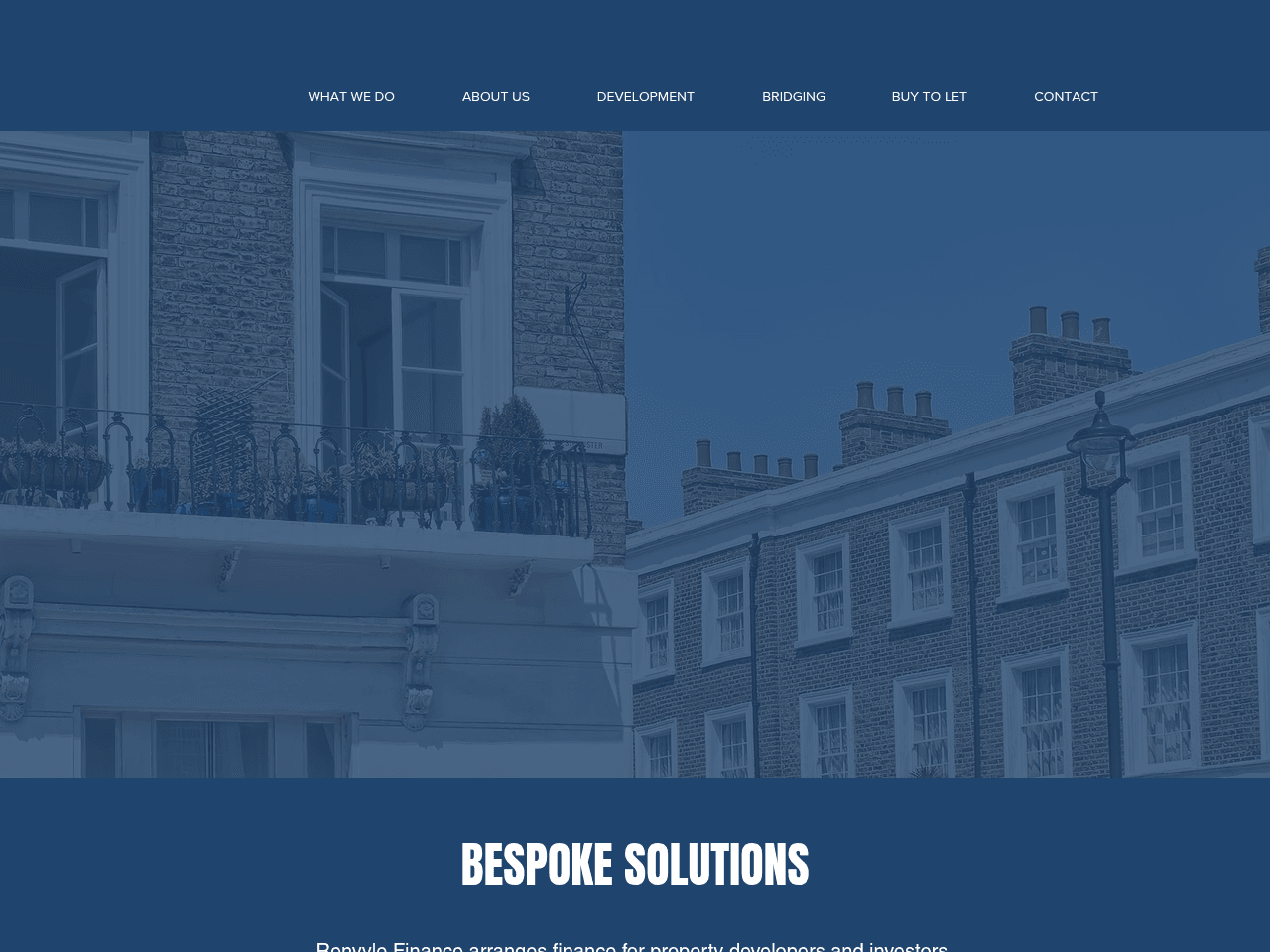 Renvyle Finance website preview