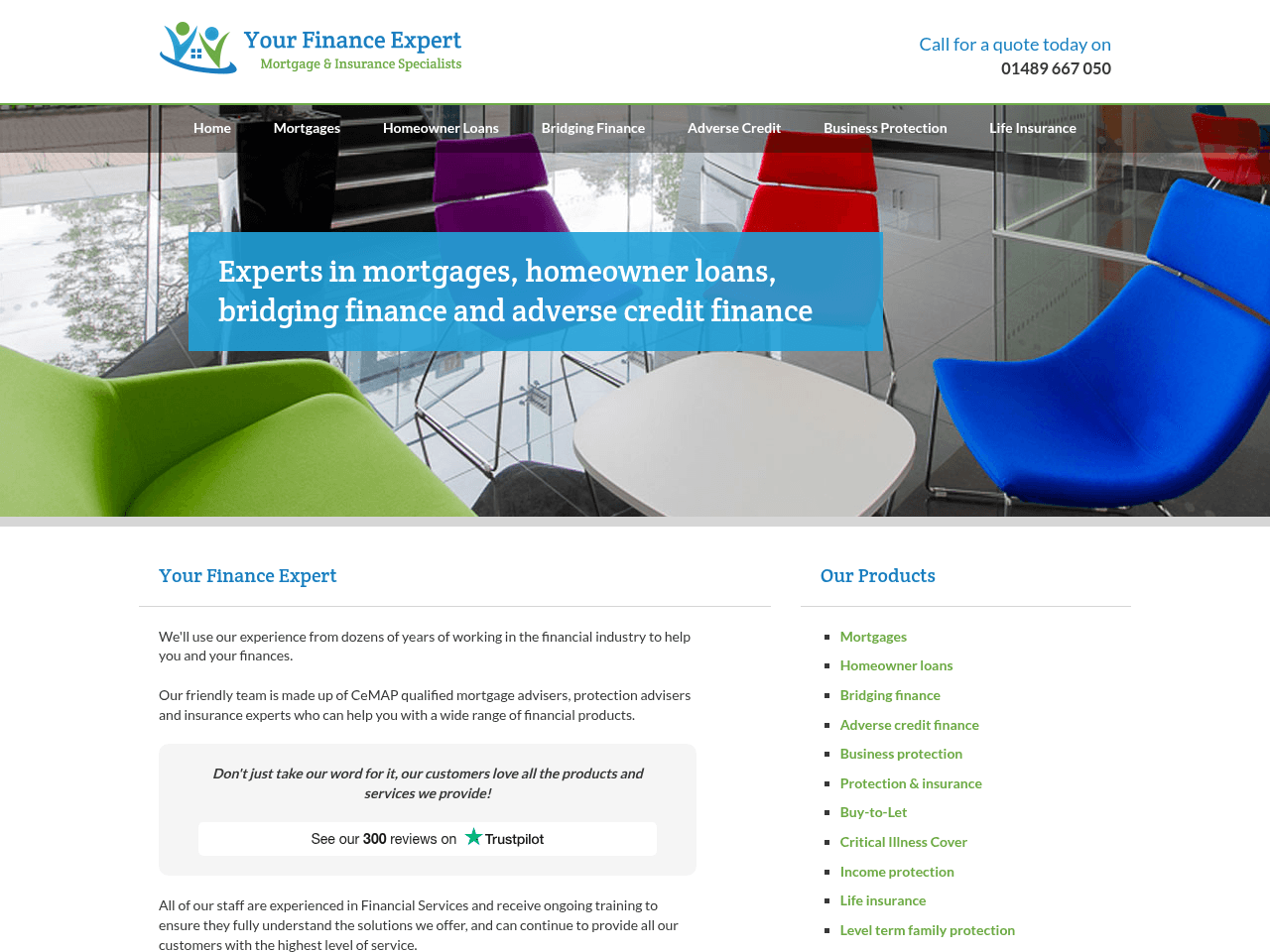 Your Finance Expert website preview
