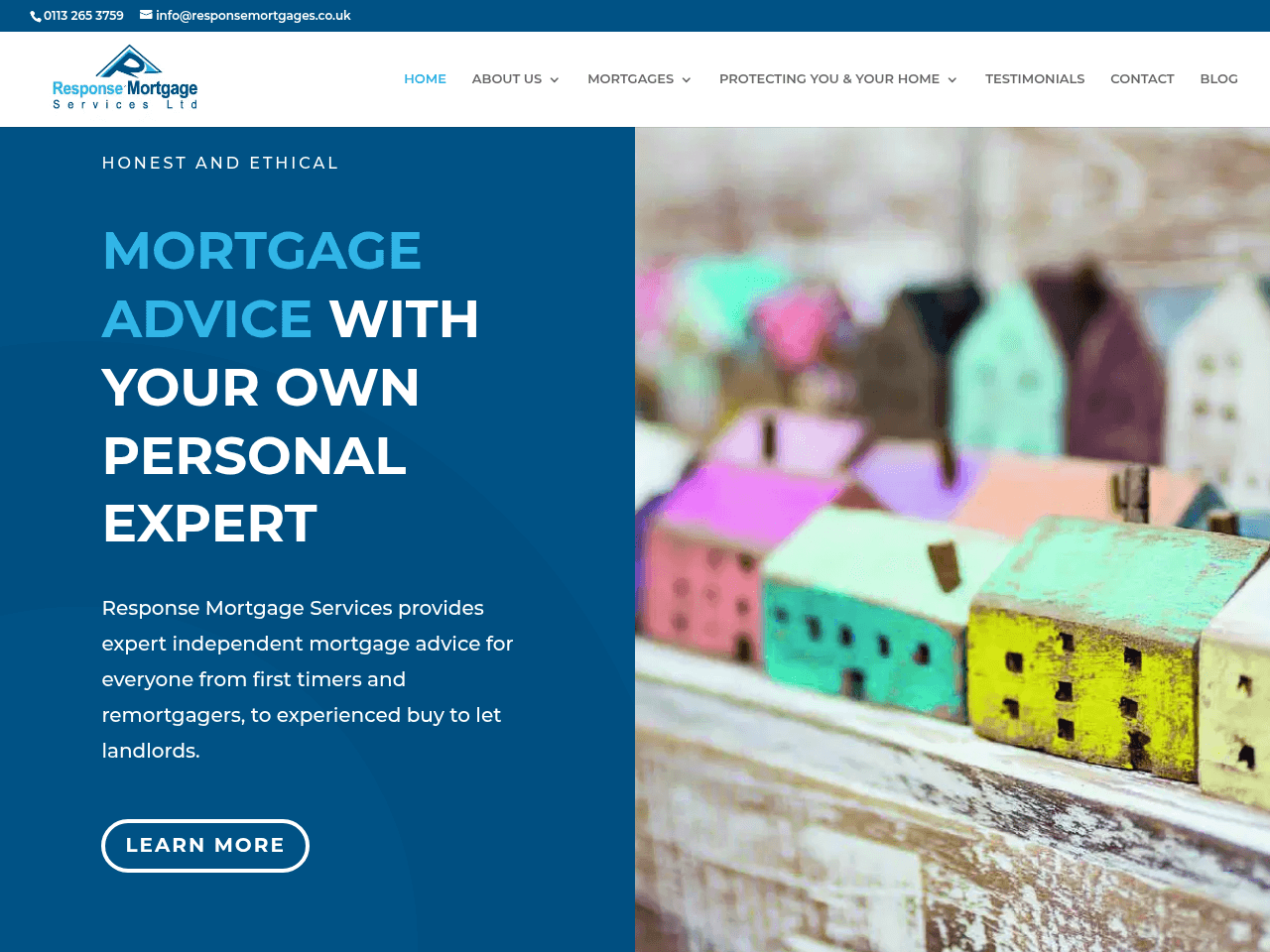 Response Mortgage Services website preview
