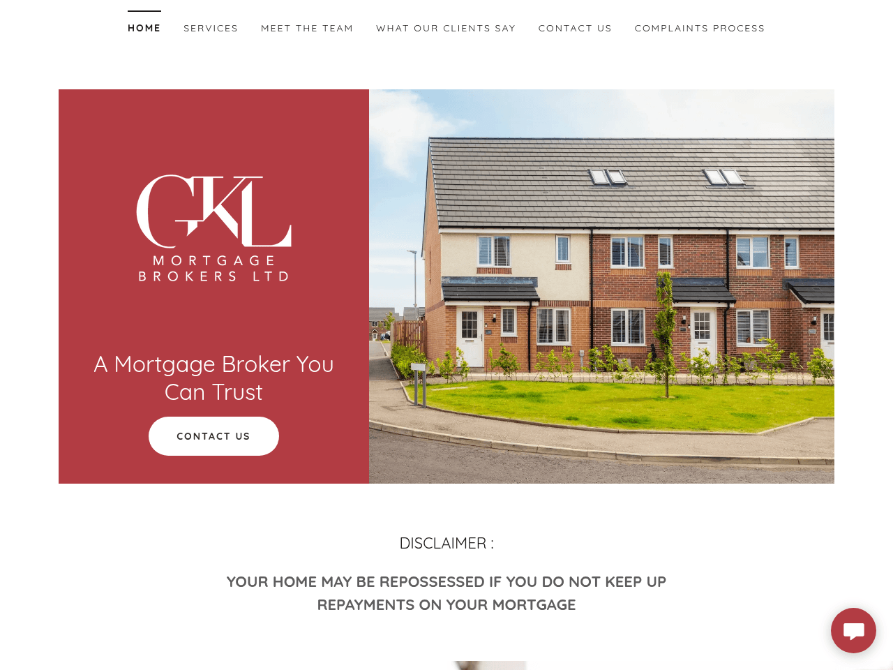 GKL Mortgage Brokers website preview