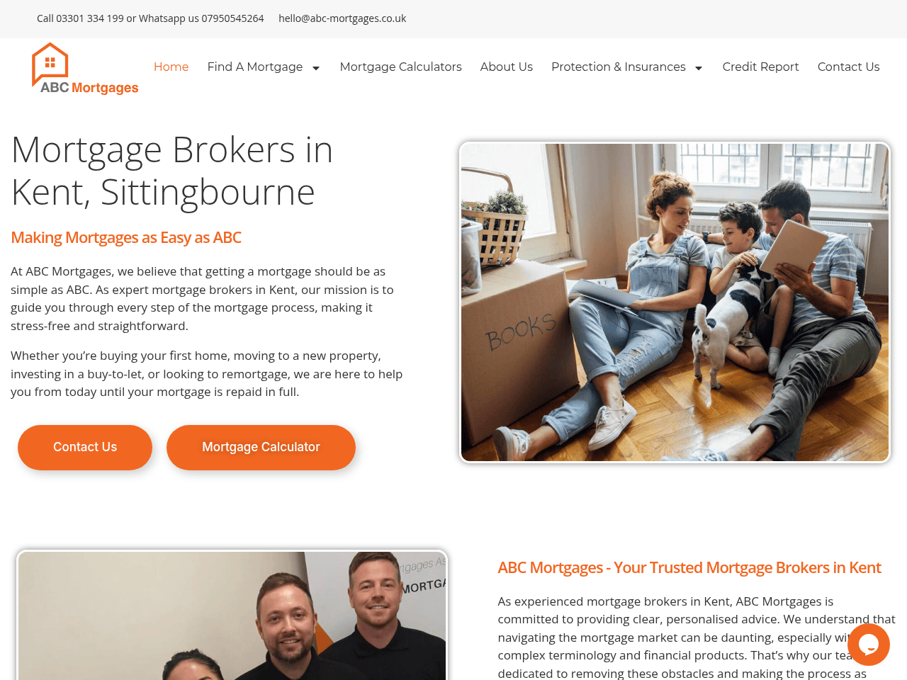 ABC Mortgages website preview