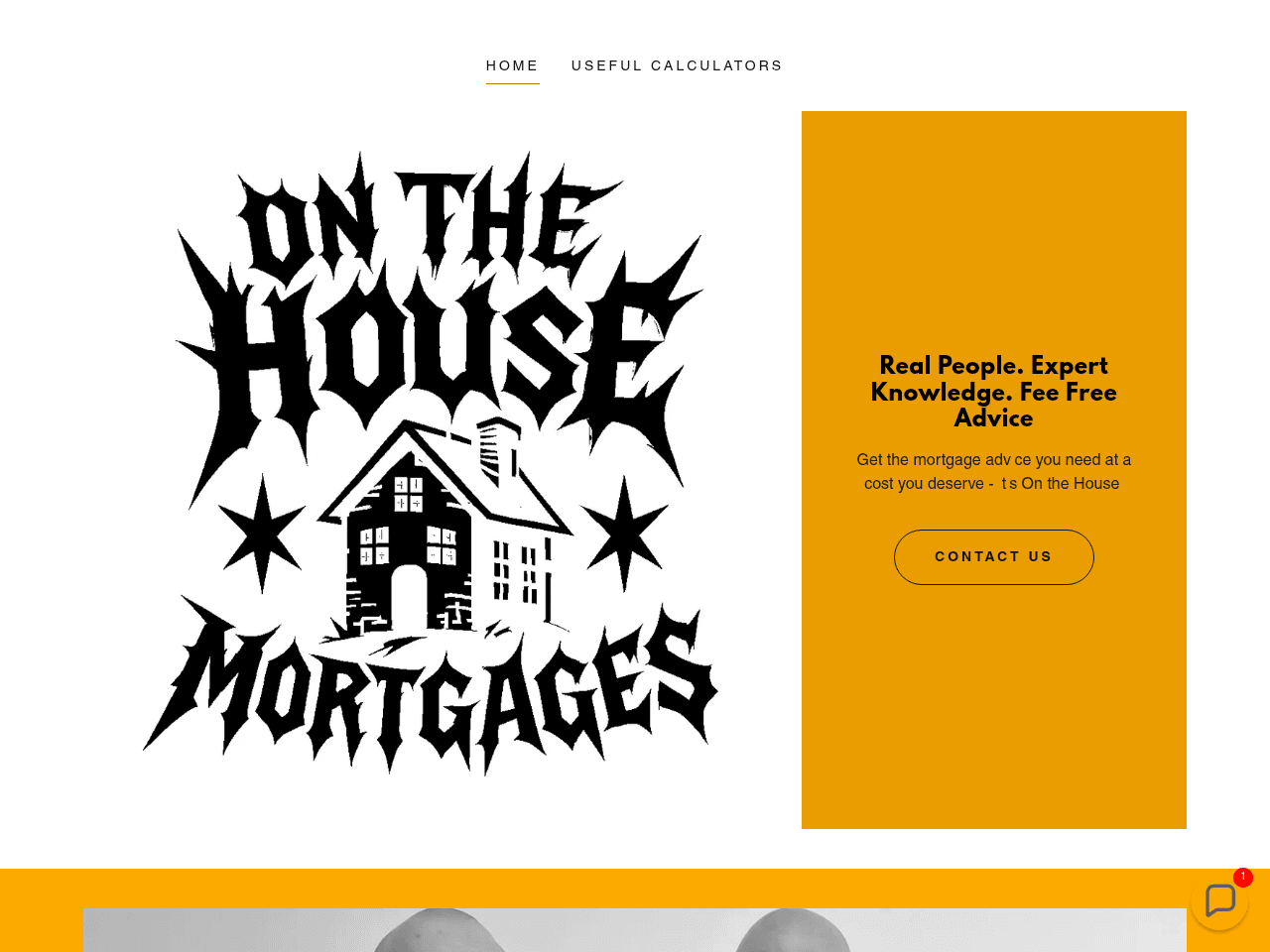 On The House Mortgages website preview