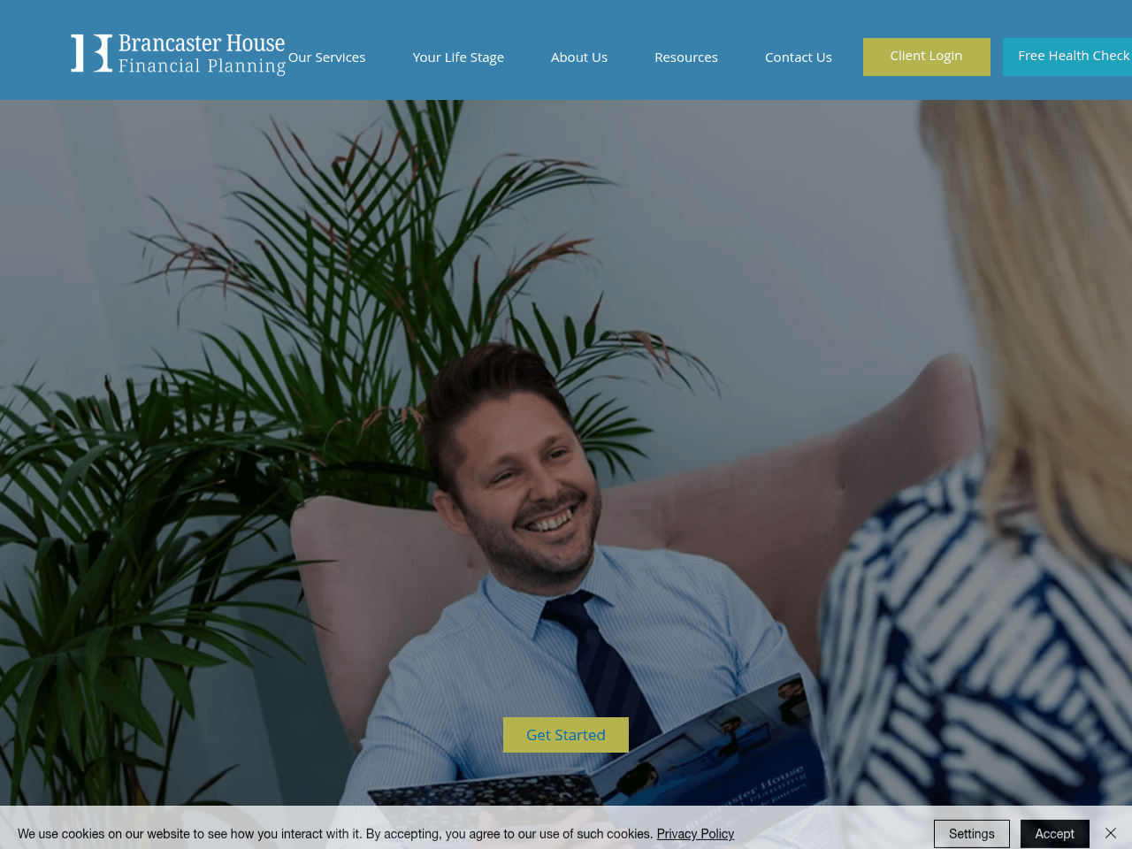 Brancaster House Financial Planning website preview