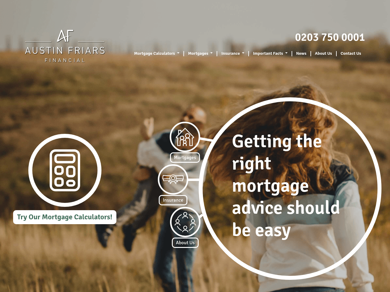 Austin Friars Financial Services website preview