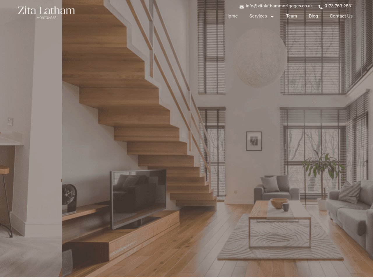 Zita Latham Mortgages website preview