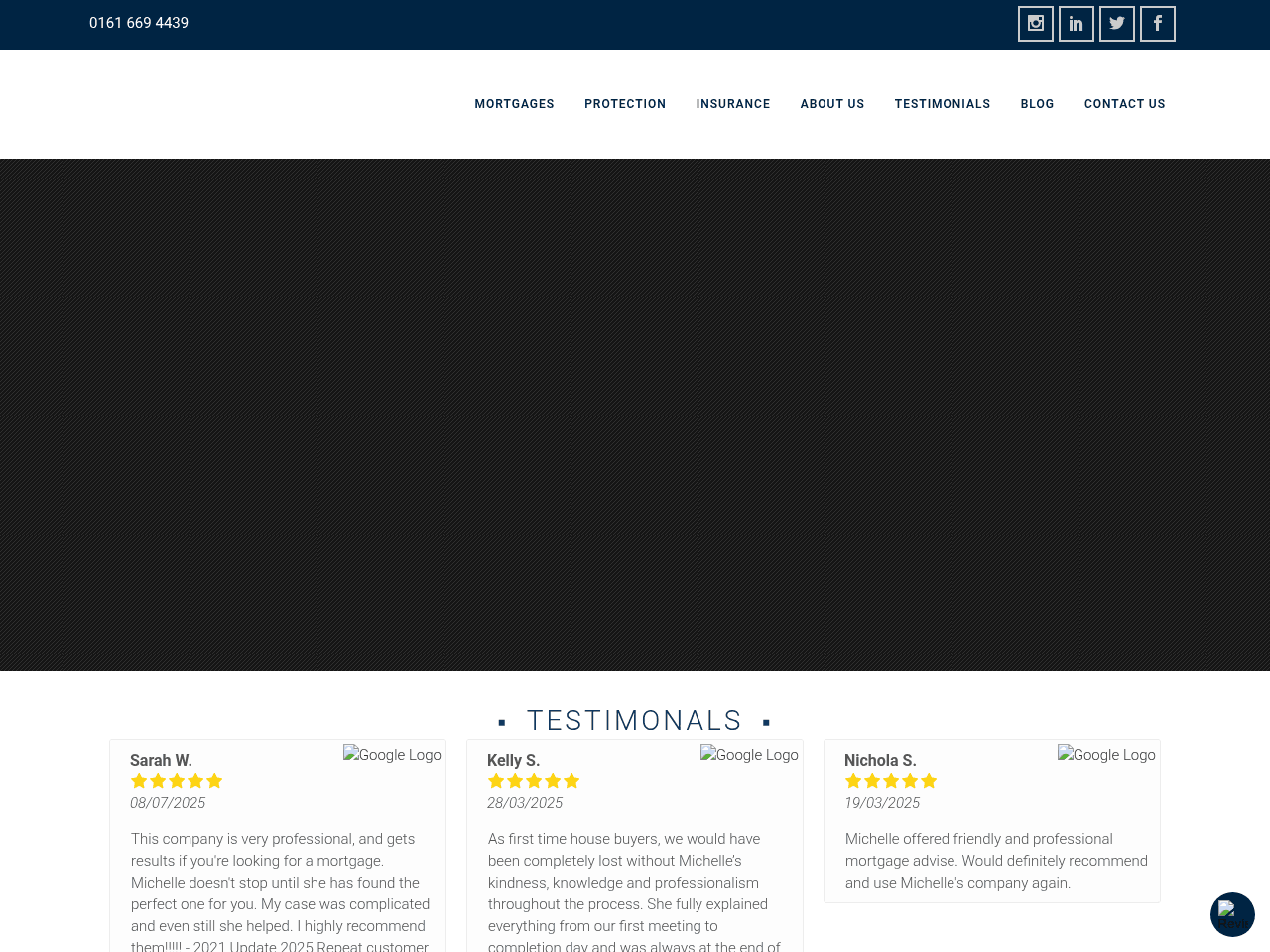 Millhall Financial website preview