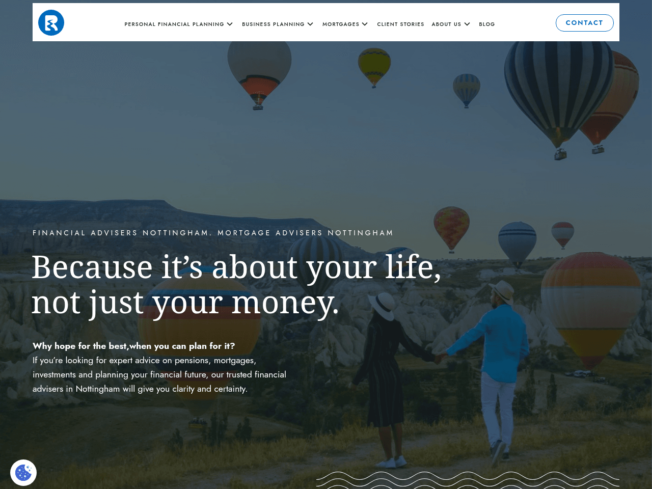Riverfall Financial website preview