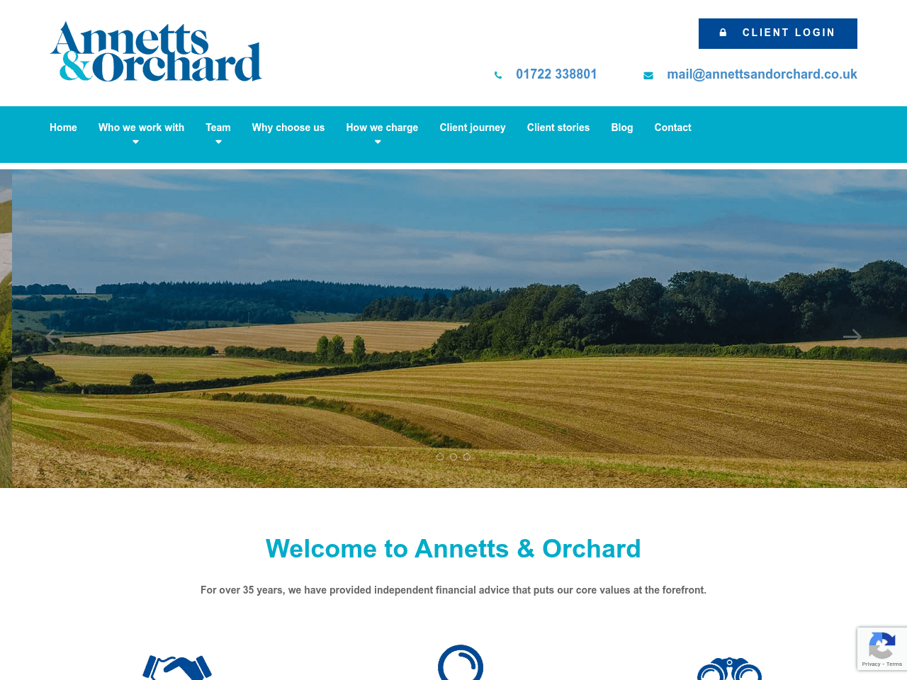 Annetts and Orchard website preview