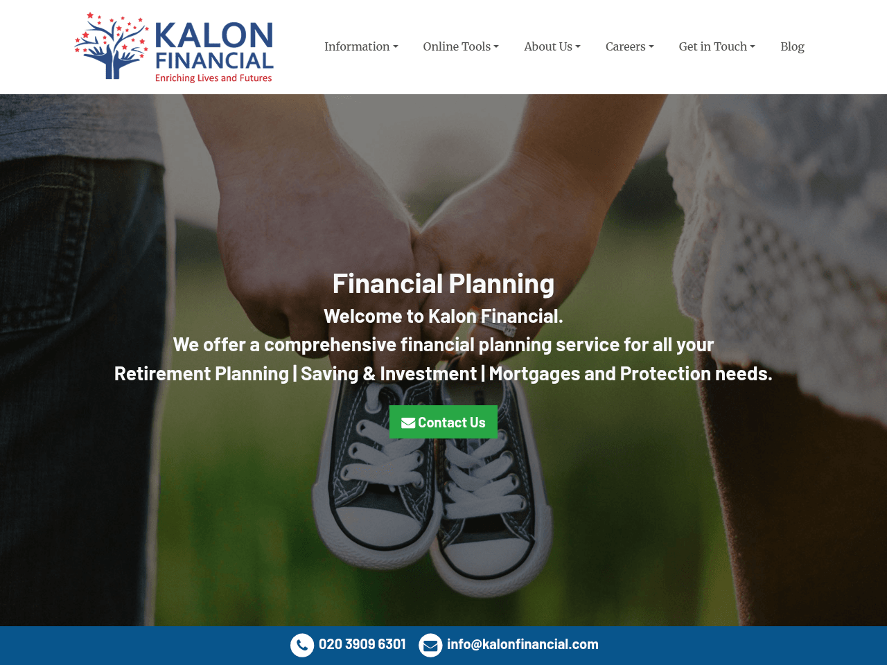 Kalon Financial website preview