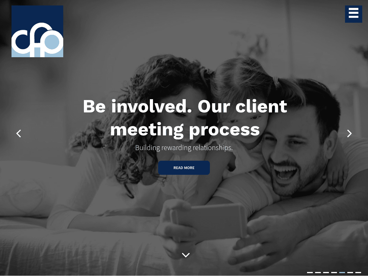 Complete Financial Planning website preview
