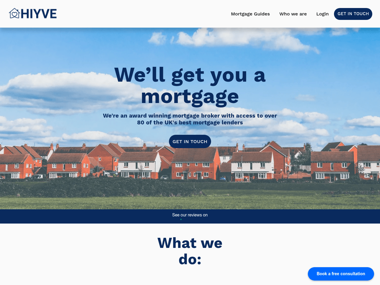 Hiyve Mortgage Company website preview