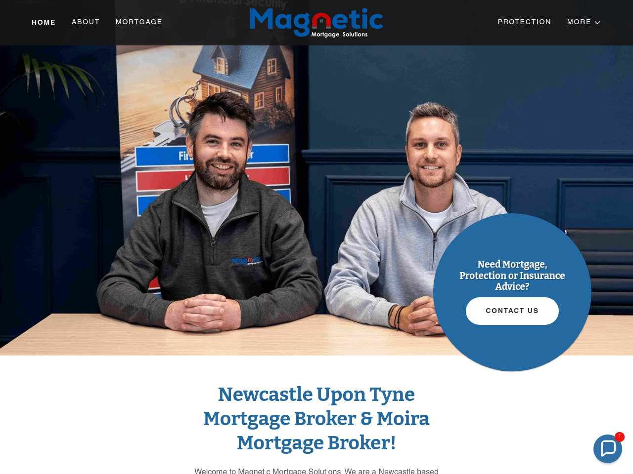 Magnetic Mortgage Solutions website preview