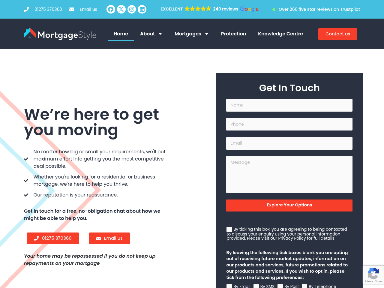 Mortgage Style website preview