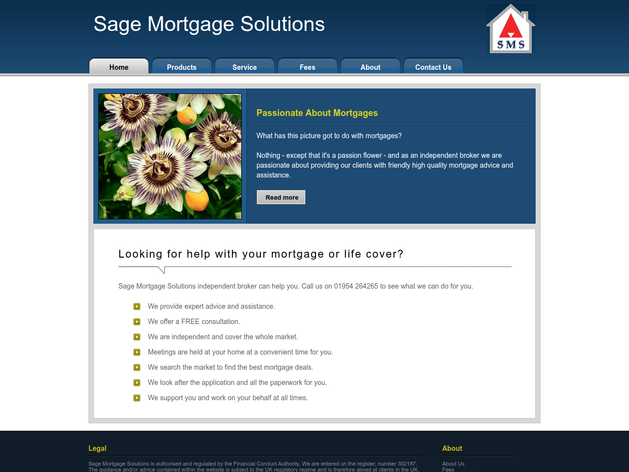 Sage Mortgage Solutions website preview